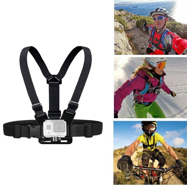 Chest Strap mount belt for Gopro hero 7 6 5 Xiaomi yi 4K Action camera Chest Mount Harness for GoPro SJCAM SJ4000 sport cam fix free ship