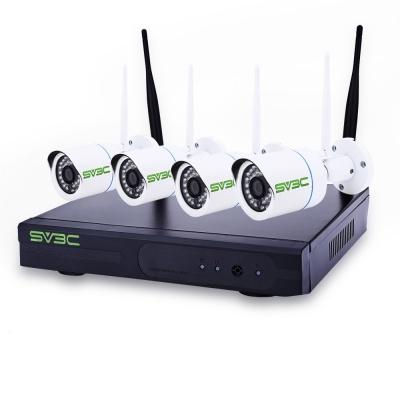 720p 4-channel 1MP WiFi NVR Network Video Recorder