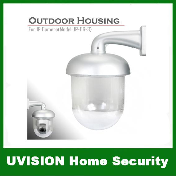 New Outdoor Waterproof Dome Housing Enclosure for Security CCTV IP Pan Tilt Camera free shipping