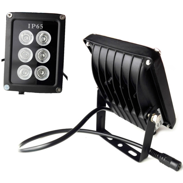 6 LED Infrared Night Vision IR Light illuminator Lamp Waterproof Housing For CCTV Security Camera System