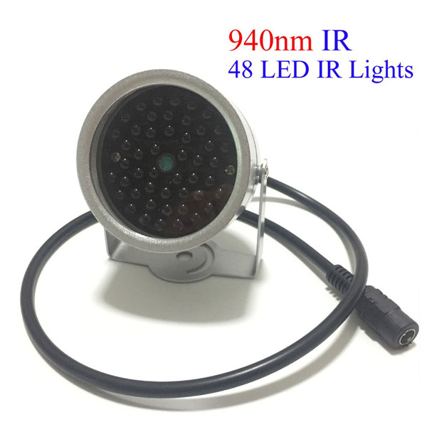 12V Fill Light Lamp 48LED Infrared Illuminator No Red Light IR Night Vision for CCTV Security Cameras