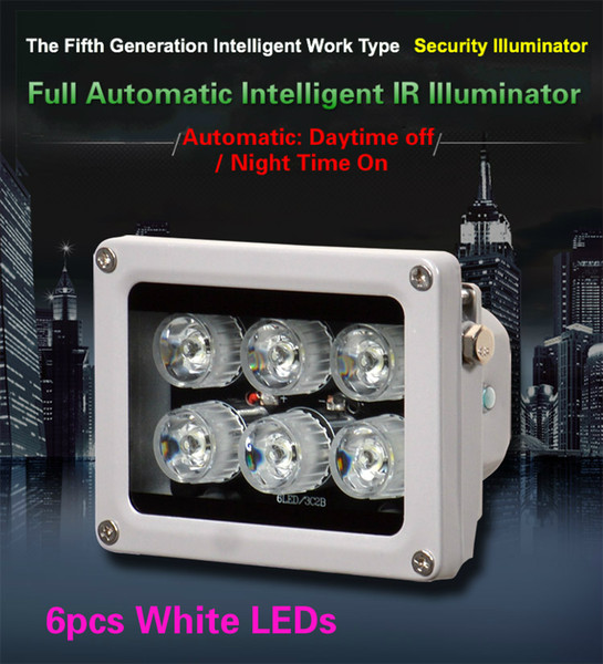 Factory Price 20-50m IR distance 6 Leds IR Illuminators Light IR Infrared LED Night-vision Fill Light for CCTV Security Camera