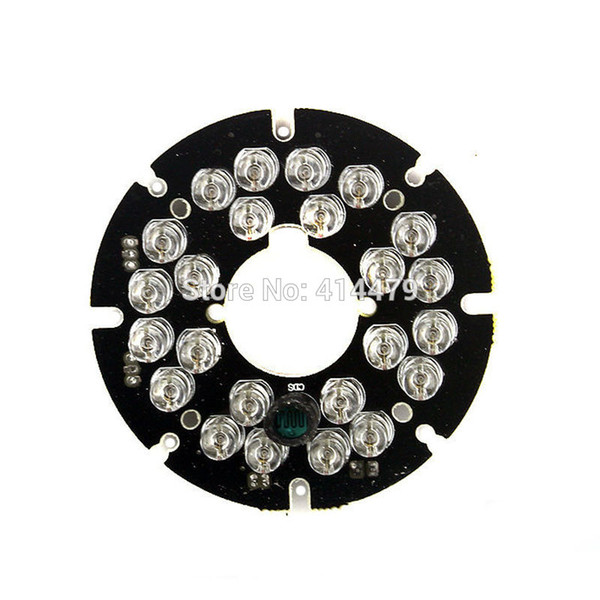 2PCS/Lot 24 PCS LEDs 5mm Infrared IR 90 Degrees Bulbs Light Board 850nm For CCTV Security Camera