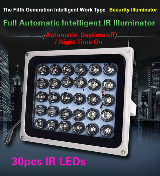 High-End 150m high power 30pcs Array LED illuminator Light CCTV IR Infrared Night Vision For Parking lot HighWay Camera assistant