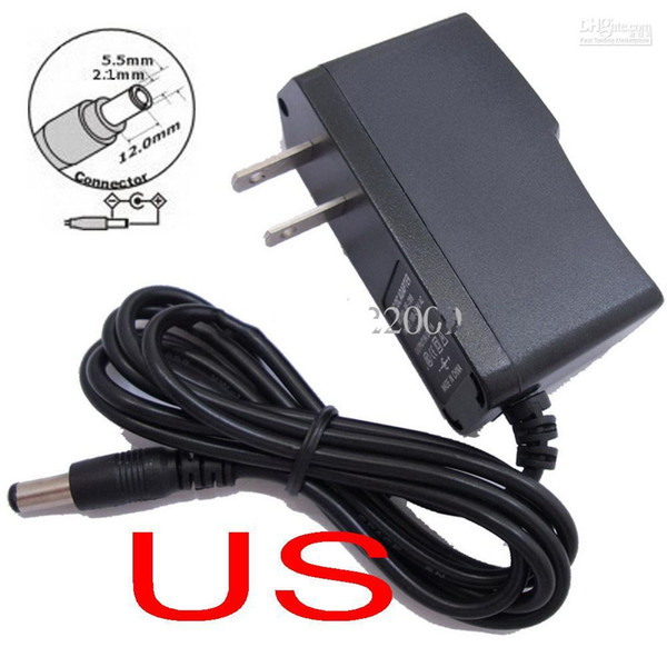 AC 100V-240V Converter Adapter DC 12V 1A / 9V 1A / 5V 2A / 12V 1500mA Power Supply US plug