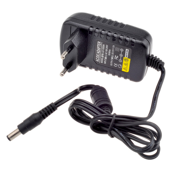 12V 2A AC 100V-240V Converter Adapter DC 12V 2A 2000mA Power Supply EU UK AU US Plug 5.5mm x 2.1mm for CCTV IP Camera