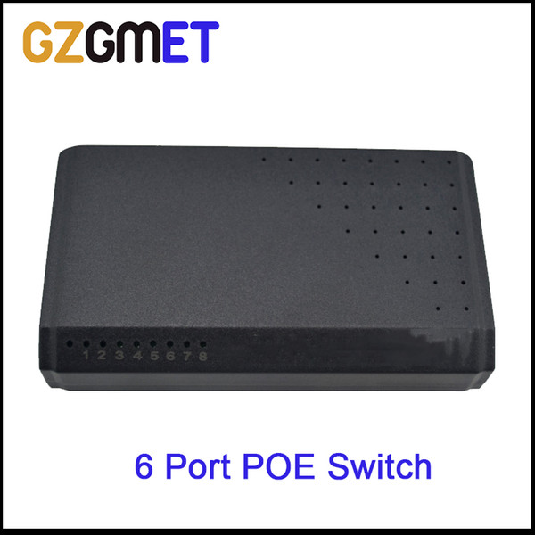 6 Ports S POE power Ports DC Desktop Fast Ethernet splitter p2p Network IP Cameras Powered POE Adapter switch