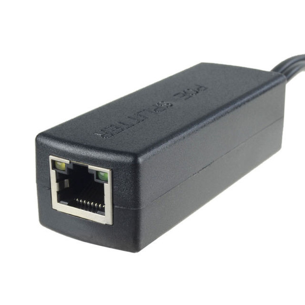 DC 44-57V to 12V POE Switch Splitter power adapter date transfer 10/100Mbps and DC12V 1A power output 5521 with poe injector free shipping