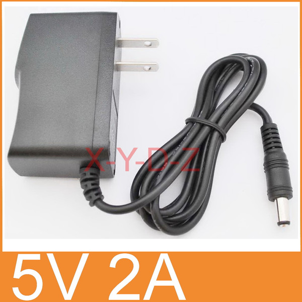 50PCS AC 100V-240V Converter Adapter DC 5V 2A / 2000mA Power Supply US plug + DHL Free shipping