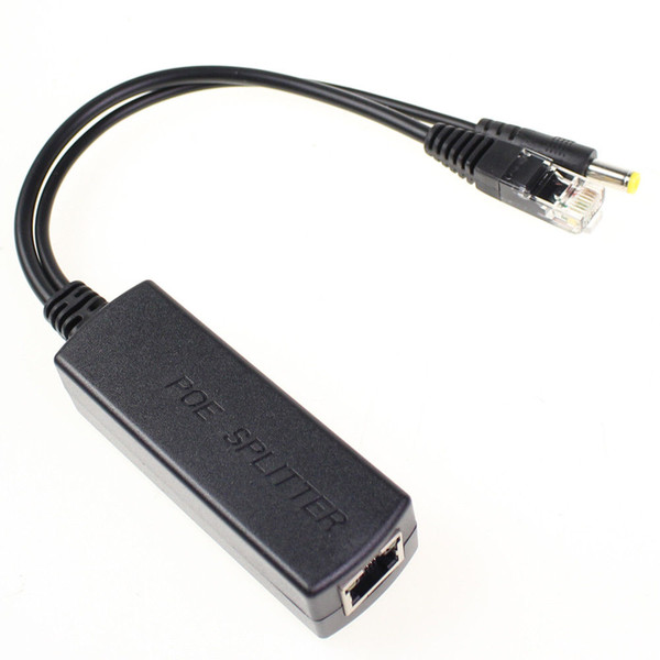 Active PoE Splitter Power Over Ethernet 48V to 12V Compliant IEEE802.3af 15.4W with 5521 connector