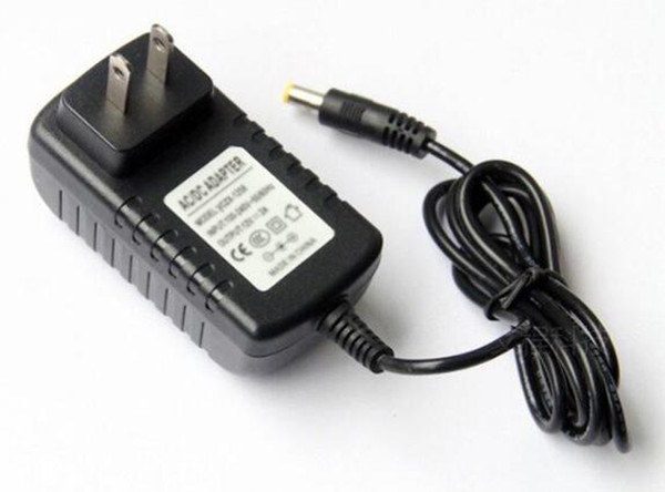 Free Shipping Eurp plug power adapter 12V 2A DC Out 100~240V AC In 50Hz 60Hz Charger Power Supply for CCTV Camera power switch 5.5MM*2.1MM