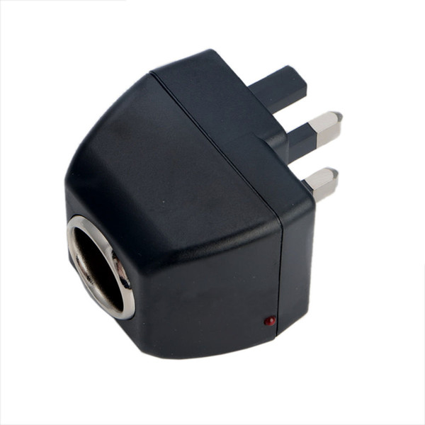 UK Plug 220V AC Wall Power to 12V DC Car Cigarette Lighter Adapter Universal