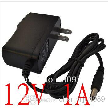 100PCS AC 100V-240V Converter Adapter DC 12V 1A & 1000mA Power Supply US/ EU Plug DC 5.5mm x 2.1mm Free shipping