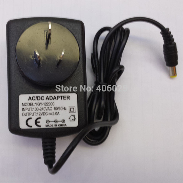 DC12V 2A US EU AU UK Plug Power Source Adapter AC100~240V Input 50Hz 60Hz Power Supply DC12V 2000mA for CCTV Adapter 5.5mm*2.1mm