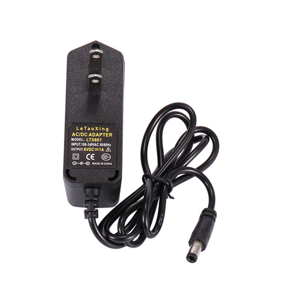 High Quality AC 100-240V to DC 6V 1A Power Adapter Supply 6V adaptor -EU EU / US Plug 50pcs/ Lot DHL shipping