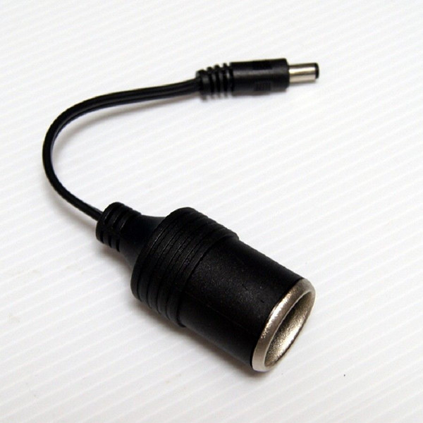 5.5mm x 2.1mm Male Plug to Car Cigarette Lighter Charger Female plug cables