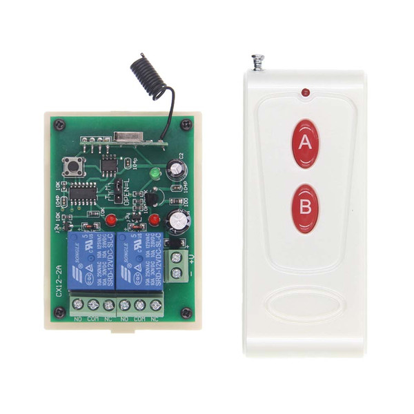 1000M DC 12V 24V 2 CH 2CH RF Wireless Remote Control Switch System,Transmitter + Receiver,315 / 433 MHz