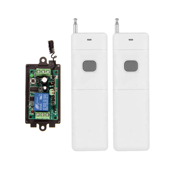 3000M High Power DC 9V 12V 24V 1 CH 1CH RF Wireless Remote Control Switch System,Transmitter + Receiver,315 / 433 MHz