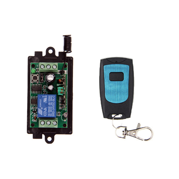 DC 9V 12V 24V 1 CH 1CH RF Wireless Remote Control Switch System,315/433 MHz WaterProof Transmitter + Receiver