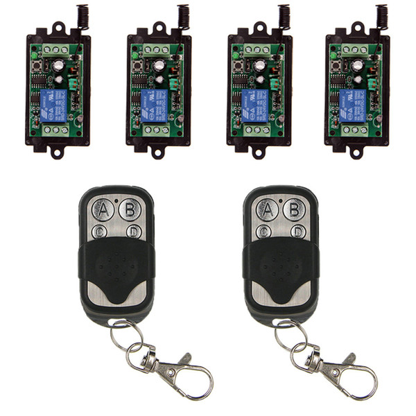 Universal DC 9V 12V 24V Relay 1CH 1 CH Wireless Remote Control Switch Receiver Module and RF Transmitter,315 / 433 MHz