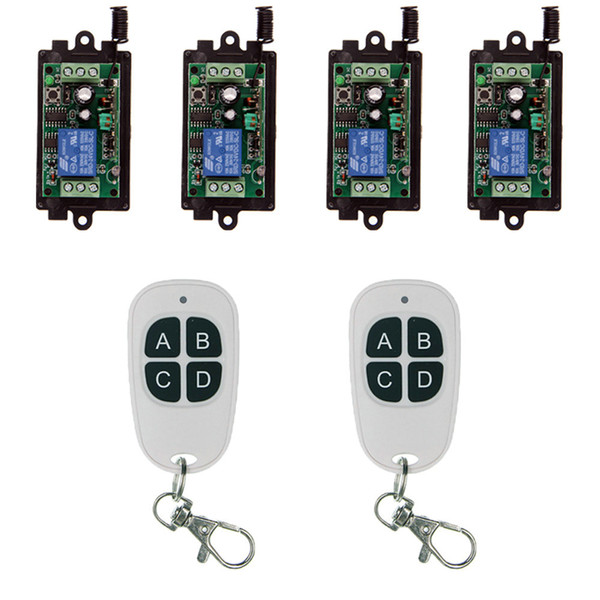 Wireless Relay DC 9V 12V 24V 10A Relay 1CH 1 CH Wireless RF Remote Control Switch Transmitter+ Receiver