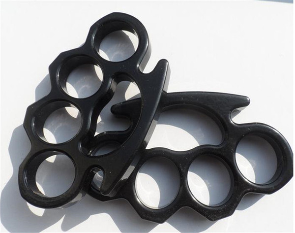 NEW steel Brass Knuckles Fighting Knuckle Duster Powerful Self Defense Knuckles Mens Self-Defense fox too self-defense Pendant Bottle Opener