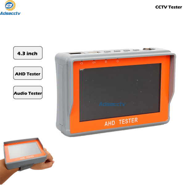 New CCTV 1080P 720P AHD Camera Tester 4.3-inch LCD Analog Video Test 12V/5V Power Output Surveillance Tools CCTV Tester AR-CT401