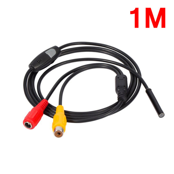 Freeshipping Mini 5V AV waterproof level IP66 Endoscope 5.5mm Dia Inspection 1m/5m/10m/15m/20m Length Soft Cable Camera Borescope Waterproof