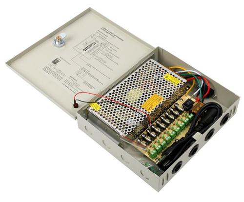 DC 12V 10A 9CH Channel Power Supply Box For CCTV Camera