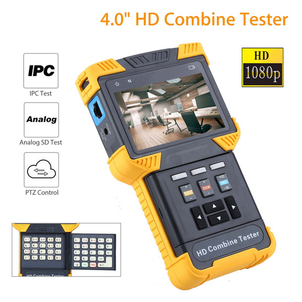 DT-T60 CCTV TESTER 1080P IP Analog Camera Tester 4.0 Inch HD Combine Tester ONVIF 2.4.1 RJ45 BNC