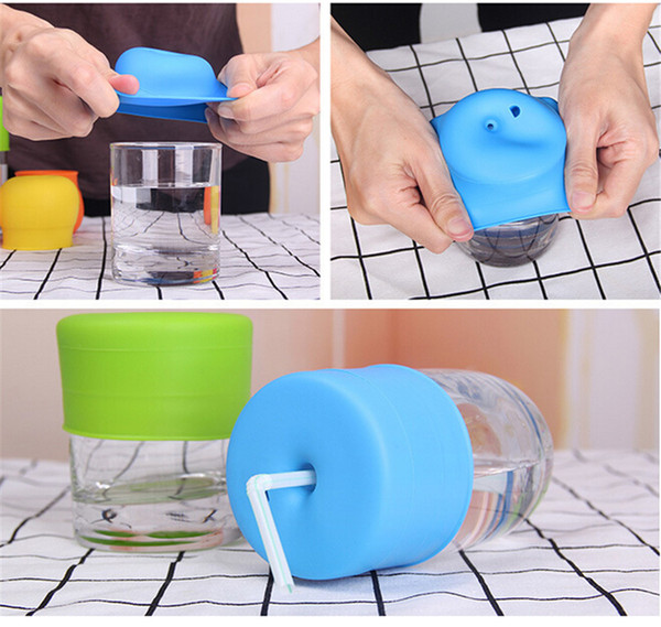 Leakage Elasticity Silicone Straw Cup Cover 30oz 20oz RTIC Tumbler Cup Replacement Resistant Proof Cover Lid To protect the cup