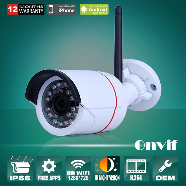 IP Camera WiFi 720P ONVIF Wireless Camara Video Surveillance HD IR Night Vision Mini Outdoor Security Camera CCTV System