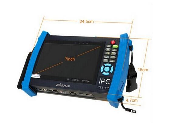 IPC8600 7 inch touch wifi screen, IP+ Analog+HD Coaxial Tester TVI CVI AHD SDI Tetser Built-in WIFI IPC-8600 support onvfi poe