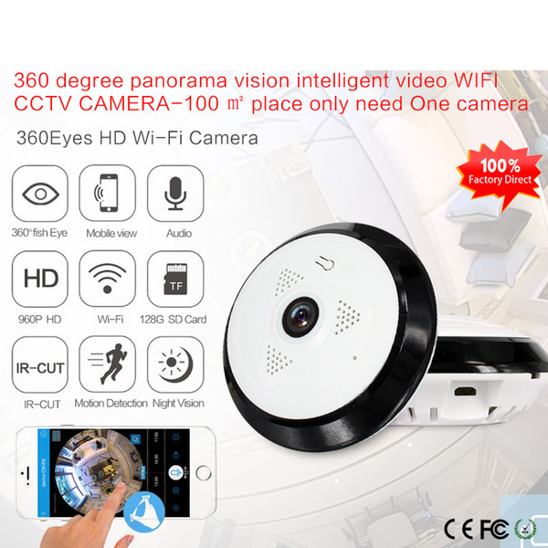 960P Wifi IP Network Wireless HD Camera Baby Monitor CCTV Security Camera Support SD Card EC Network Panoramic Camera