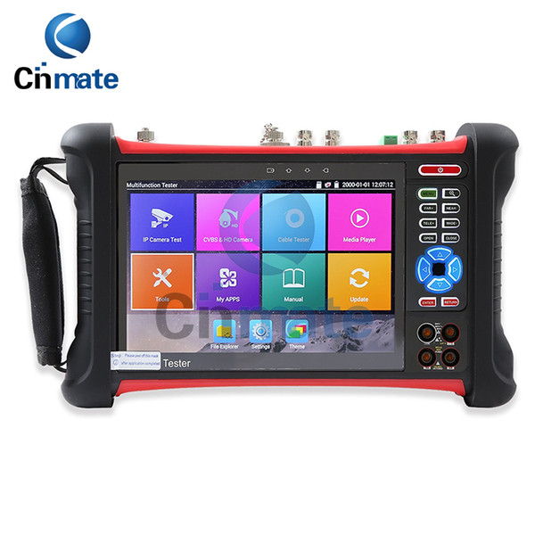 7 Inch Retina Display IP Camera Tester CCTV Tester CVBS Analog Tester with HD-TVI/CVI/AHD/SDI/POE/WIFI/RJ45 TDR/DMM/VFL X7-MOVTSADH-Plus