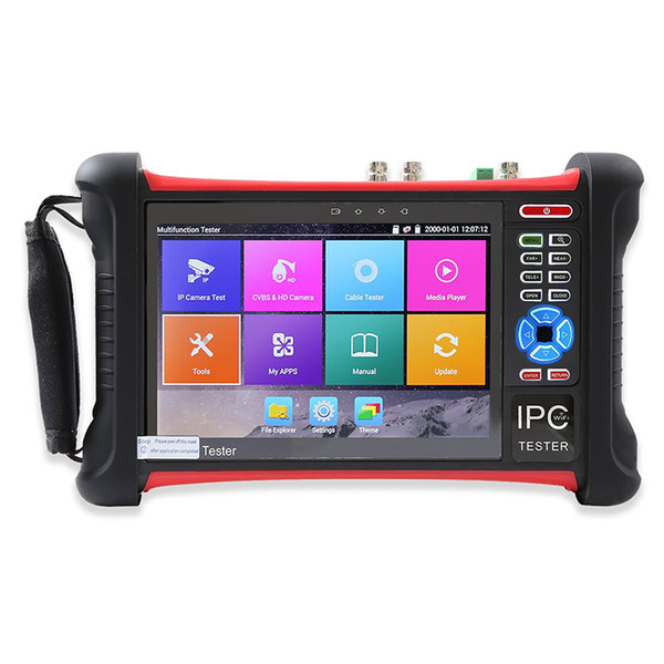 7Inch All in One 1080p Retina Display IP Camera Tester Security CCTV Tester Monitor with SDI/TVI/AHD/CVI/POE/WIFI/4K H.265..Upgraded X7-ADHS