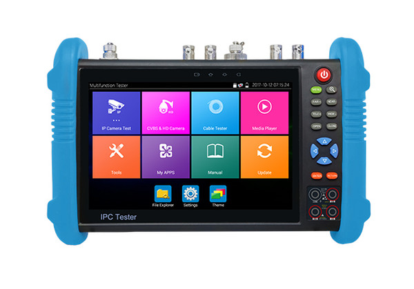 Newest 7 Inch 6 In 1 H.265 4K 6 In 1 CCTV Tester Monitor H.265 4K /H.264 IP 8MP TVI 8MP CVI 5MP AHD Analog CCTV Camera Tester Monitor