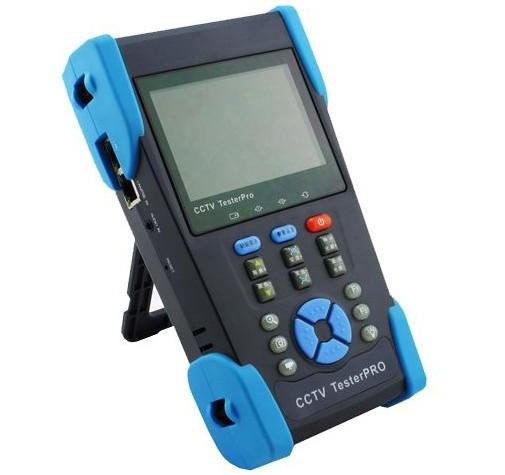 NEW 3.5 inch CCTV tester monitor analog camera tester ip address cable tracker TDR Ping POE test LED lamp 4G