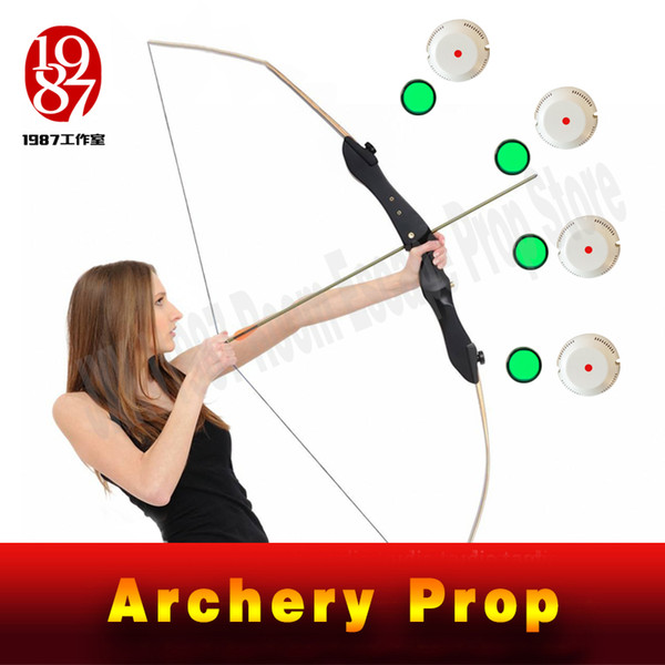 Escape room game prop Archery organ Archery prop adventure game puzzle shoot to target to unlock from JXKJ1987 real life game