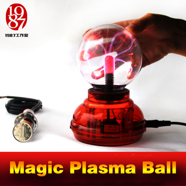 JXKJ1987game props for escape room magic plasma ball mysterious puzzle for chamber room touching ball for certain time to unlock