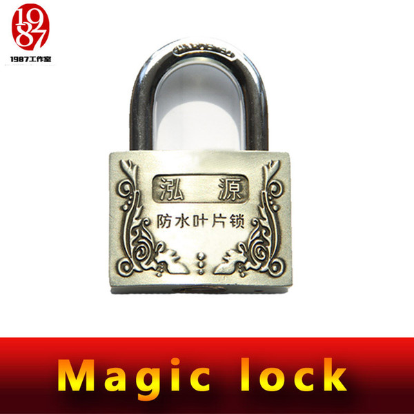 Takagism game prop real life room escape props jxkj1987 magic lock do not need keys to open this magic lock