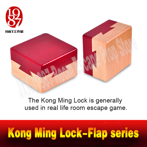 Room escape props KongMing lock flap serive spare secret box from JXKJ1987 for real life game prop adventurer game