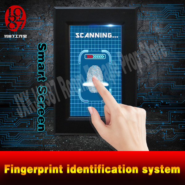 real life Finger Print Scanner prop Escape room puzzle Smart Screen Fingerprint identification system scan fingerprint unlock JXKJ1987