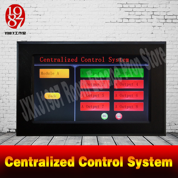 Real life room escape puzzle Smart screen Centralized Control System manipulate centrally electronic props for room owners jxkj1987