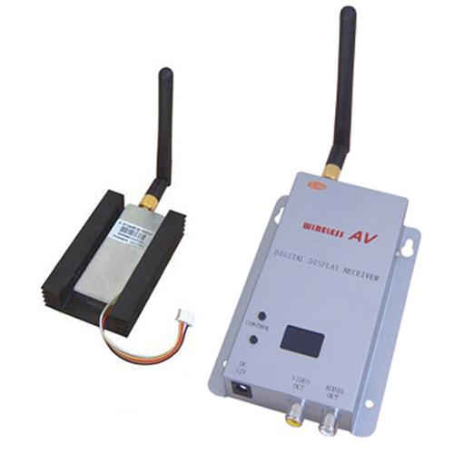 2.4GHz 8 channels transmitter 1500mW wireless AV sender and receiver Free Shipping