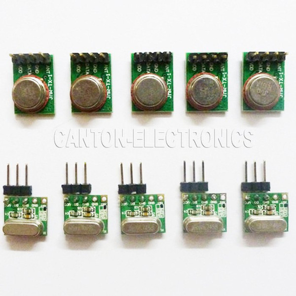 Super Mini 3.6~5.5V RF ASK OOK Wireless Data Transfer RX TX Remote Module 433M