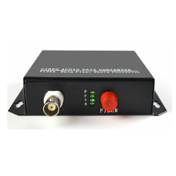 1Pair 1 Channel Analog Video Fiber Optic Optical Media Converters Transmitter Receiver For CCTV HD Cameras