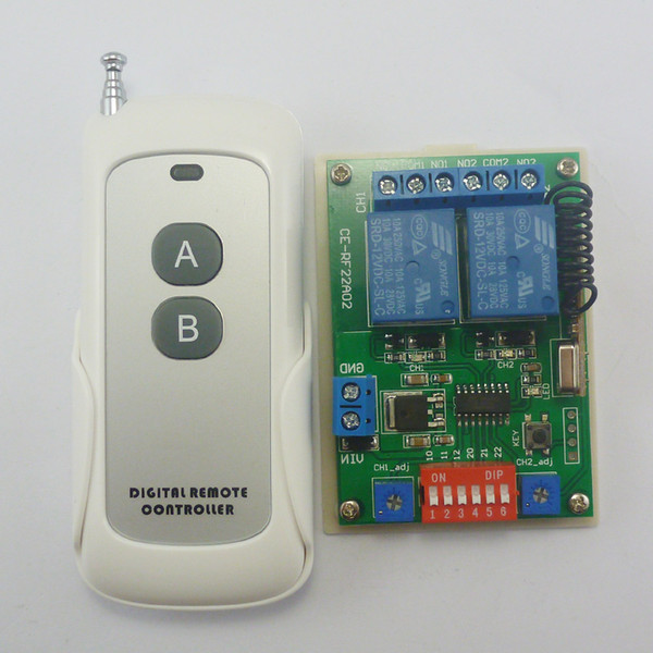 MultiFunction Momentary-Latch-Toggle-Delay Time adjustable 12V Wireless remote