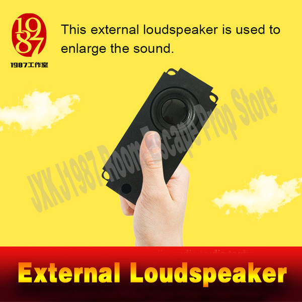 BUY 3 GET 4! Room escape prop external loudspeaker enlarge the sound from JXKJ1987 for adventurer game puzzle a spare horn chamber room