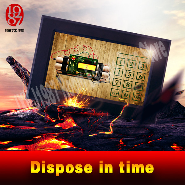 timer device for adventurer game props escape room puzzles dispose in time to unlock and game party mysterious clues room jxkj1987